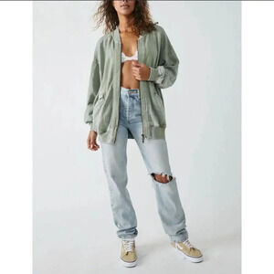 Free People Robby Bomber / Washed Army M
